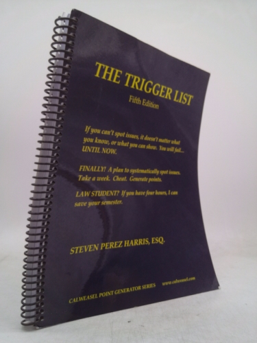 The Trigger List, Fourth Edition