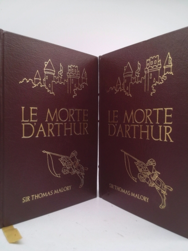 LE MORTE D'ARTHUR Collector's Library of Famous Editions Easton Press 2 Volumes