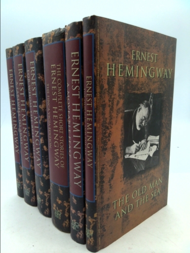 Lot of 6 ERNEST HEMINGWAY Book of the Month Club Set Short Stories Novels 1993
