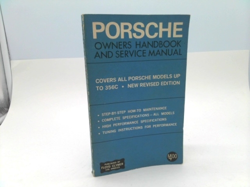 Porsche Owners Handbook and Service Manual