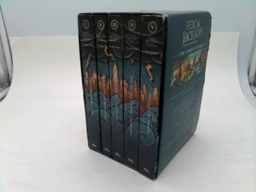 Percy Jackson and the Olympians 5 Book Paperback Boxed Set (W/Poster)