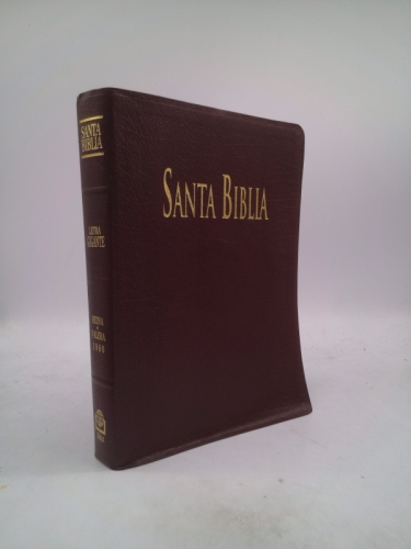 Biblia Letra Grande Tamaño Manual con Cierre Imitacion Piel Marron con Concordancia e Index Reina Valera 1960