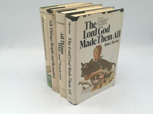 James Herriot's 4 Vol. Set (All Creatures Great and Small, All Things Bright and Beautiful, All Things Wise and Wonderful, The Lord God Made Them All)