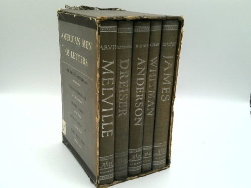 The American Men Of Letters Series (5 Volume Boxed Set): Sherwood Anderson, Theodore Dreiser, Henry James, Herman Melville, Walt Whitman