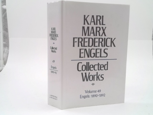 Marx and Engels Collected Works: The Correspondence: August 1890-September 1892 (Collected Works of Marx and Engels)