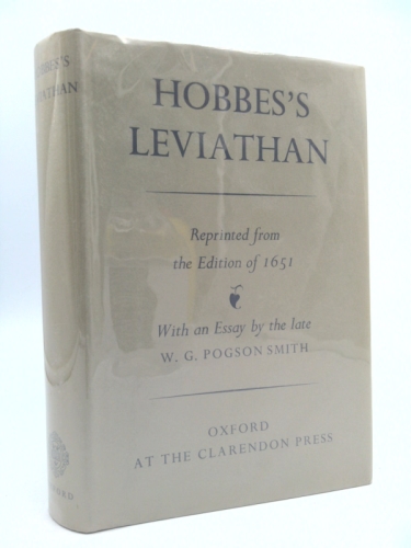 HOBBES S LEVIATHAN; Reprinted from the Edition of 1651.