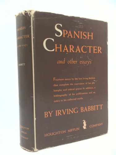 Spanish Character, and Other Essays