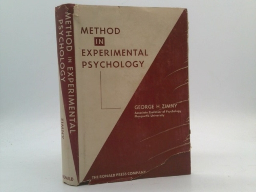 Method in Experimental Psychology Book Cover