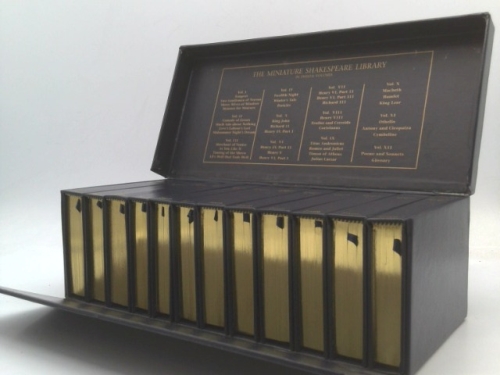 The Miniature Shakespeare Library in twelve volumes