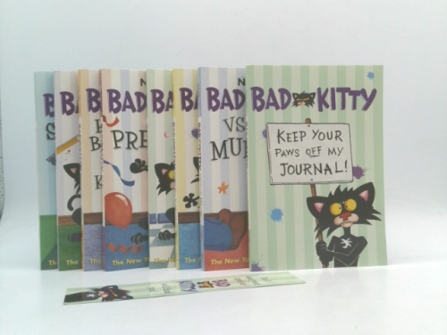 Bad Kitty's Complete Purrfect Boxed Set Seven Chapter Books Plus the Bad Kitty "Keep Your Paws Off My Journal" Journal by Nick Bruel