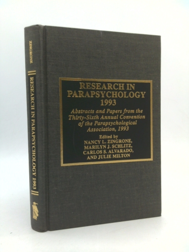 Research in Parapsychology 1993
