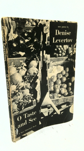 O taste and see: New poems