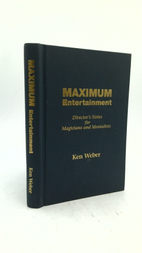 Maximum Entertainment Director's Notes for Magicians and Mentalists