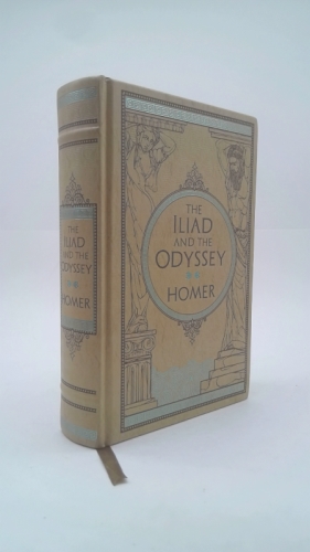 The Iliad and the Odyssey Imitation Leatherbound Book