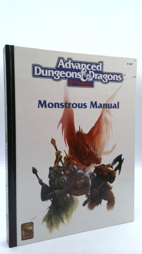 Monstrous Manual (AD&D 2nd Ed Fantasy Roleplaying Accessory, 2140)