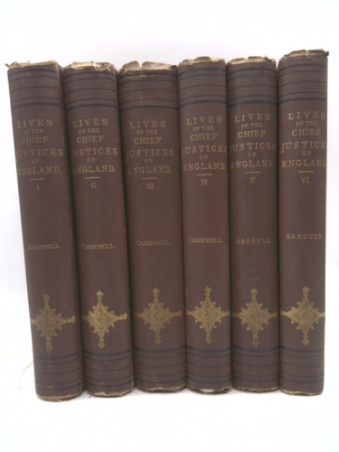 Lives of the Chief Justices of England Volume VI