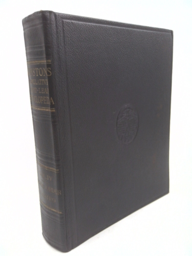 Winston's Cumulative LOose-Leaf Encyclopedia A Comprehensive Reference Work Volume IV