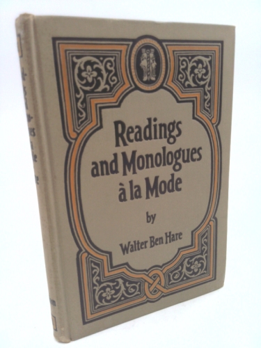 Readings And Monologues Ãƒ  la Mode