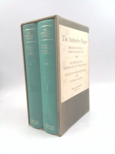 The Amberley Papers: Bertrand Russell's Family Background.