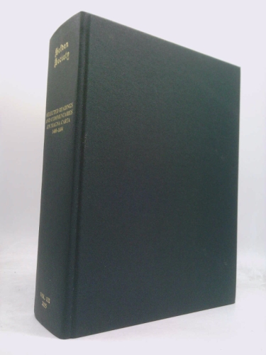 Selected Readings and Commentaries on Magna Carta 1400-1604
