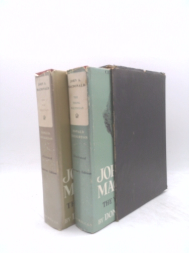 John A MacDonald : The Old Chieftain - The Young Politician / by Donald Creighton (Macmillan Books) --- CENTENARY EDITION --- 2-Volume Set