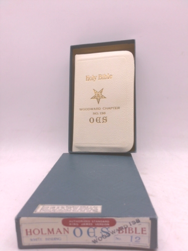 Holy Bible OES Holman Edition Contain the Old and New Testaments. Leather bound in box. Translated from the original tongues.