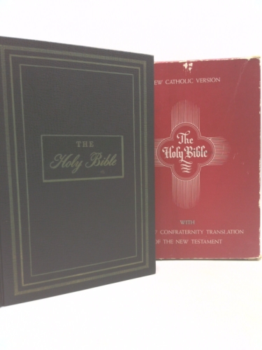 The Holy Bible, with Annotations, References, Maps (New Catholic Version)