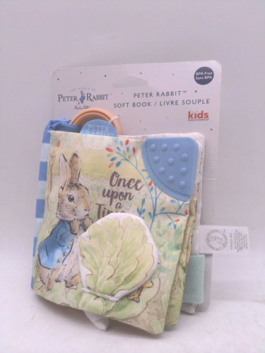 KIDS PREFERRED Peter Rabbit Soft Book with toy, Teether and Crinkle, 5 Inches
