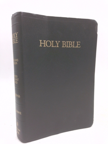 NKJV, Reference Bible, Giant Print, Bonded Leather, Black, Red Letter Edition (Classic)