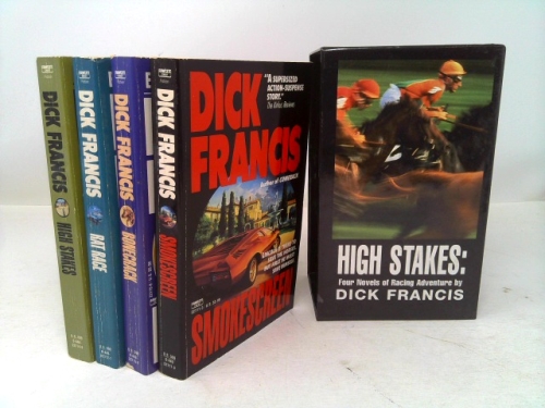 Dick Francis: [BOXED SET] High Stakes, Rat Race, Smokescreen, Bonecrack