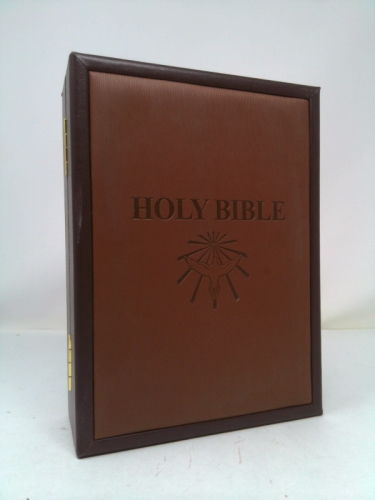 Holy Bible Dove of Peace King James Version Memorial Bible in Leather Covered Box