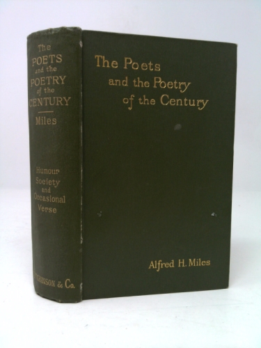 The Poets And The Poetry Of The Century: Humor, Society, Parody, And Occasional Verse