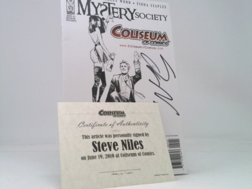Mystery Society #1 (Mystery Society) (Signed) by Steve Niles