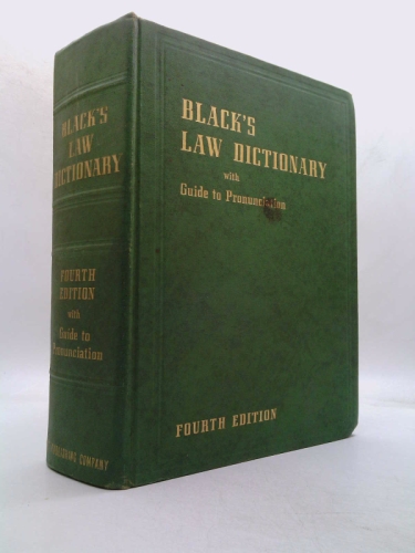 Black's Law Dictionary with Pronunciations