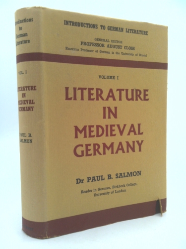 Literature in medieval Germany Volume 1