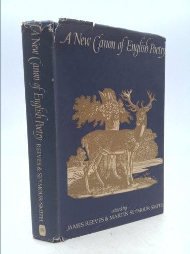 A New Canon of English Poetry