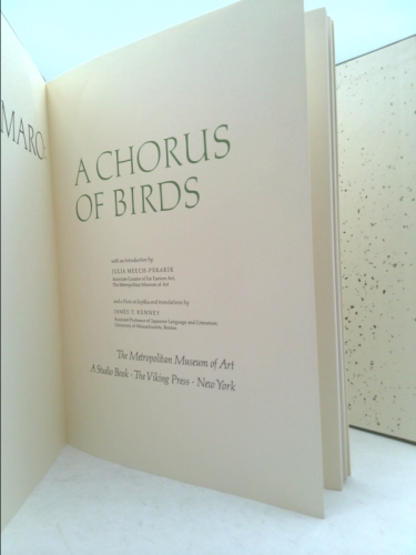 Utamaro a Chorus of Birds (A Studio book)