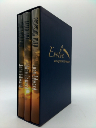 Evolve with John Edward [3 Book Set: Crossing Over / After Life / One Last Time] Autographed