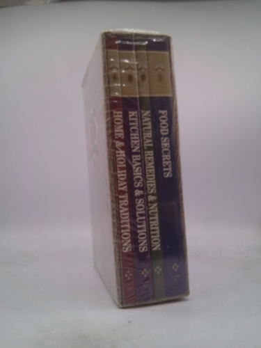 Grandmother's Kitchen Wisdom Library 4-Volume Boxed Set: Food Secrets / Natural Remedies & Nutrition / Kitchen Basics & Solutions / Home & Holiday Traditions