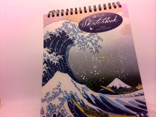 Hokusai Wave Top Spiral Sketchbook (Large)