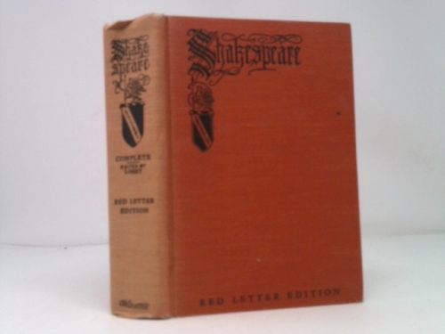 Shakespeare: The Complete Dramatic and Poetic Works of William Shakespeare Red Letter Edition