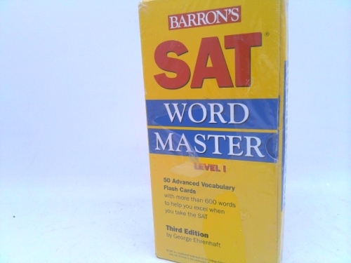 Barron's Sat I Wordmaster Level I: 50 Vocabulary Flashcards to Help You Excel When You Take Sat I