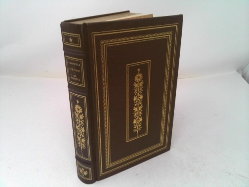 Aristotle RHETORIC and ON POETICS Franklin Library c. 1981