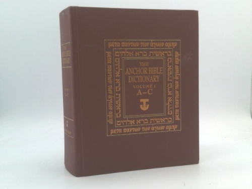 The Anchor Bible Dictionary, Volume 1 (Anchor Bible Dictionary)