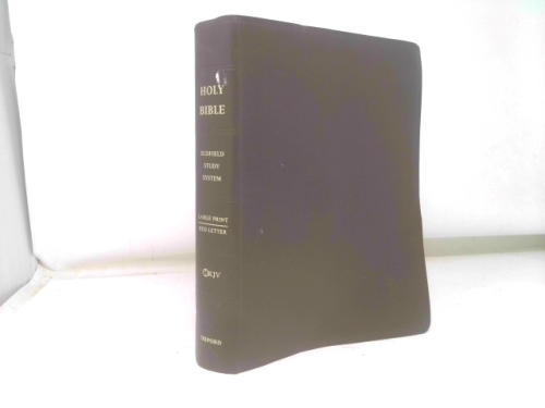 HOLY BIBLE Scofield Study System, Red Letter, NKJV New King James Version 474RRL