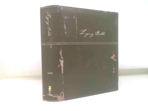 Legacy Bible: New International Version, Chocolate/Dark Chocolate, Italian Duo-tone