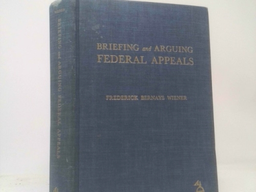 Briefing and arguing Federal appeals