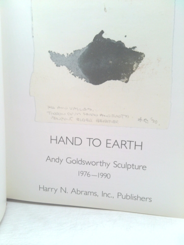 Hand to Earth: Andy Goldsworthy Sculpture 1976-1990 9780810934207