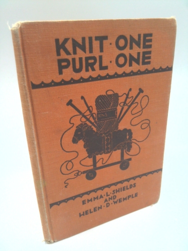Knit one, purl one;: A little girl's knitting and crochet book,