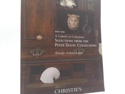 A Cabinet of Curiosities: Selections from the Peter Tillou Collections, New York, January 28, 2010